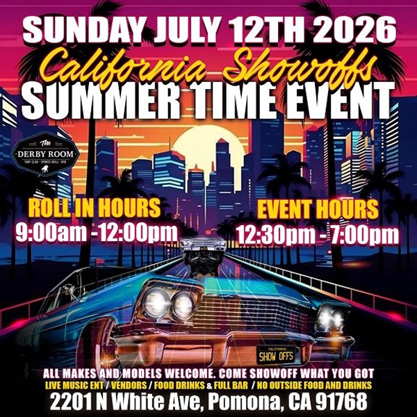 California Show-Offs Car Show flyer 2026